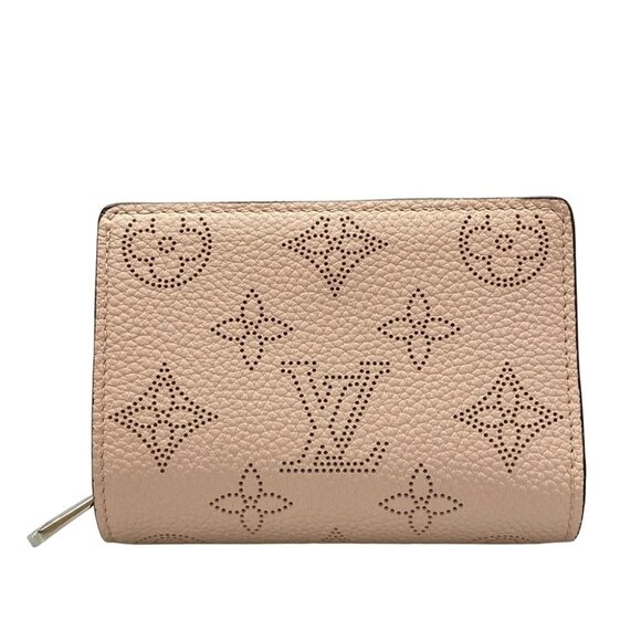 Auth LOUIS VUITTON Portefeuille Clare M80629 Magnolia Mahina - RFID : confirmed - Picture 1 of 11